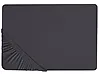 Fitted Sheet HOFUF 180 x 200 cm Cotton Black