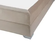 Boxspringbett Samtstoff CONSUL 160 x 200 cm Hellbeige_736370