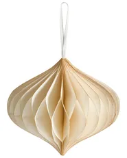 Set di 20 decorazioni per l'albero di Natale JOLSTRA Carta Beige_1030484