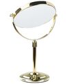 Espelho de maquilhagem redondo dourado ⌀ 20 cm AVERYON_848235
