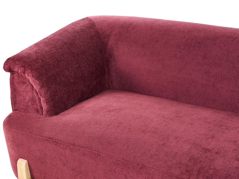 Sofa 2 Seater ALNOR Chenille Burgundy_1019107