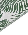 Tapis extérieur vert foncé au motif feuilles de palmier 180 x 270 cm KOTA_918388