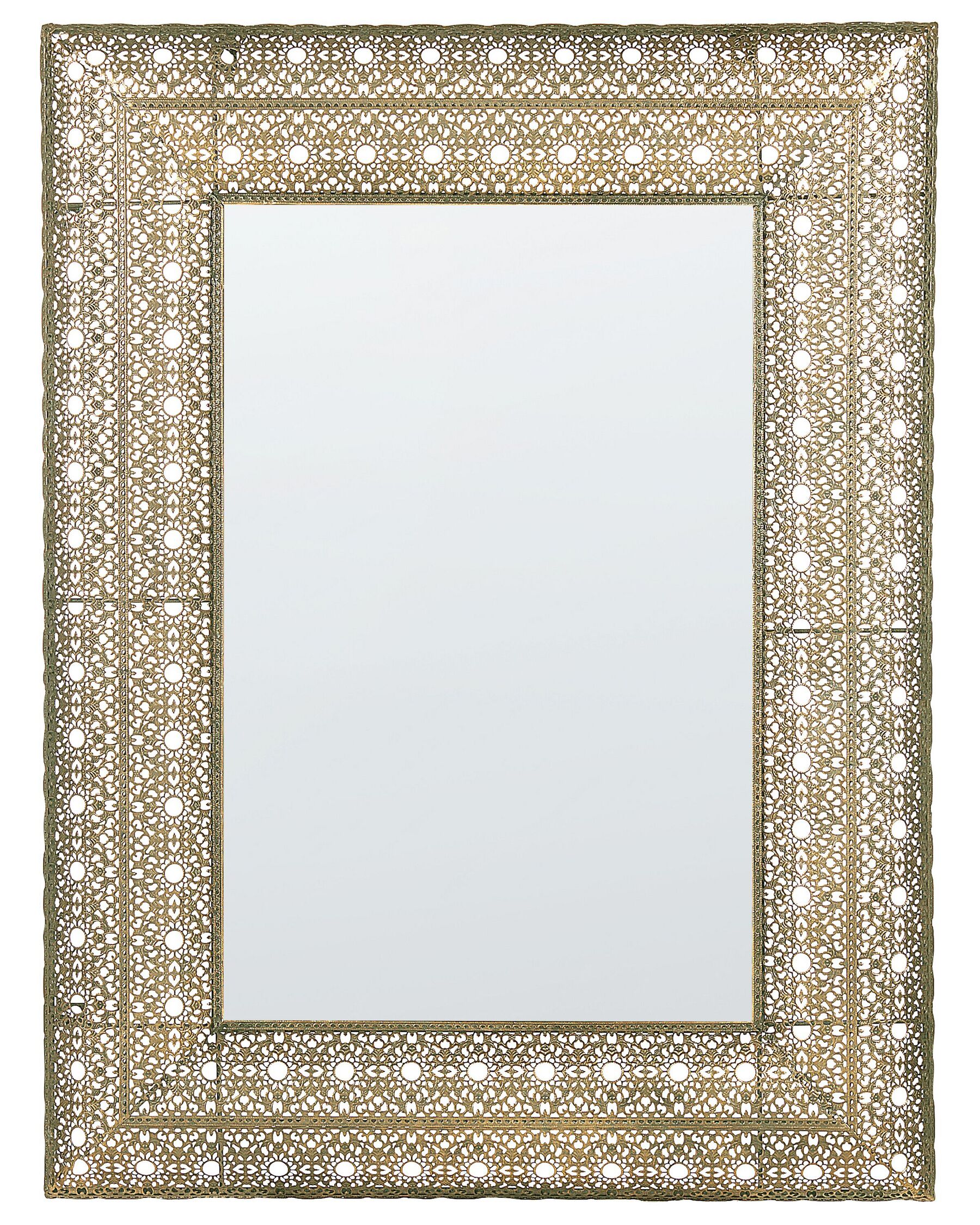 Nástěnné zrcadlo 69 x 90 cm zlato DEHRADUN_790156
