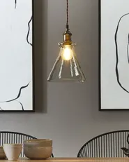 Pendant Lamp BERGANTES Glass Transparent_694650