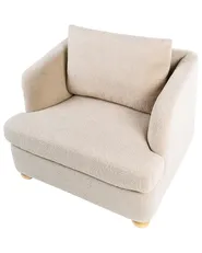 Poltrona RATTVIK Bouclé Beige_1066828