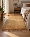Alfombra HANLI Naranja 140 x 200 cm Viscosa