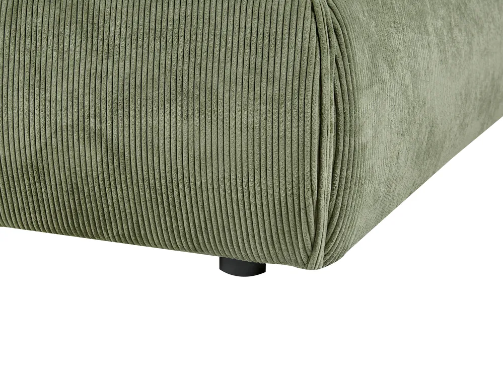 Bett mit Lattenrost Cord VINAY 160 x 200 cm Olivgrün_879991
