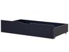 Set of 2 Bed Storage Drawers Dark Navy Blue RUMILLY_702552