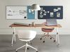 Foldable Office Desk BENDI 180 cm 60 cm Brown