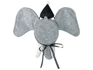 Kids Wall Decor Elephant BADOU Cotton 36 cm Grey_868208