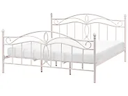 Bed Metal ANTLIA 180 x 200 cm (EU Super King) Light Beige_1165241
