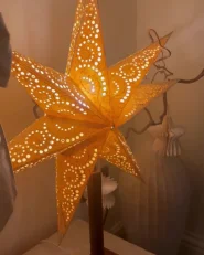 Star Lantern MANA 70 cm Beige_1039607