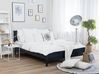 Łóżko drewniane 140 x 200 cm niebieskie OLIVET_734503