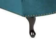 Left-Hand Chaise Longue NIMES Velvet Teal_805919