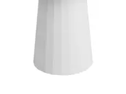 Dining Table PLATO White 100 cm 100 cm Metal_941943