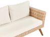 Set da giardino rattan sintetico bianco crema 5 posti VITTORIA XLbianco crema_928522