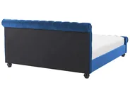Waterbed Velvet AVALLON 180 x 200 cm (EU Super King) Navy Blue_846976
