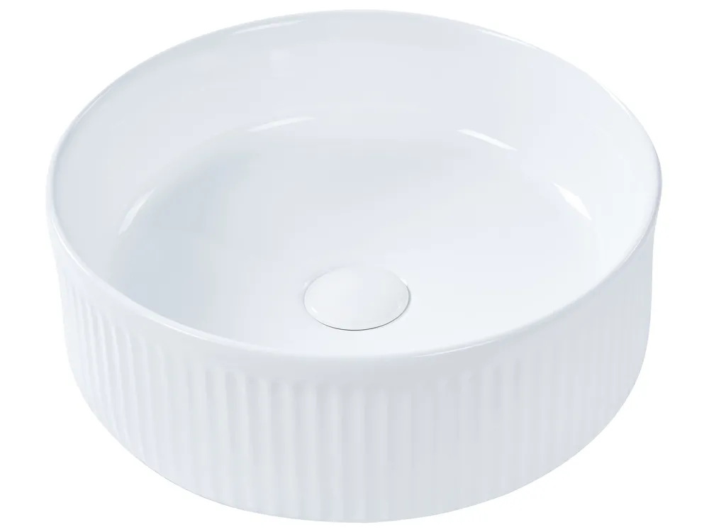 Opbouwwastafel Pearl White Gold