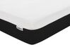 Matelas double en mousse de latex moyenne avec housse amovible 160 x 200 cm COZY_914166