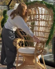 Sedia Peacock EMMANUELLE Rattan Naturale_1033785