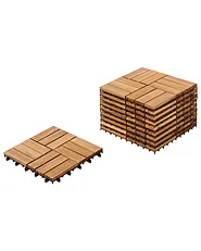 Rivestimenti e piastrelle da esterno ACERENZA Legno di acacia certificato Naturale_957681
