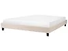 Cama sin cabecero Tela ROANNE 180 x 200 cm Beige