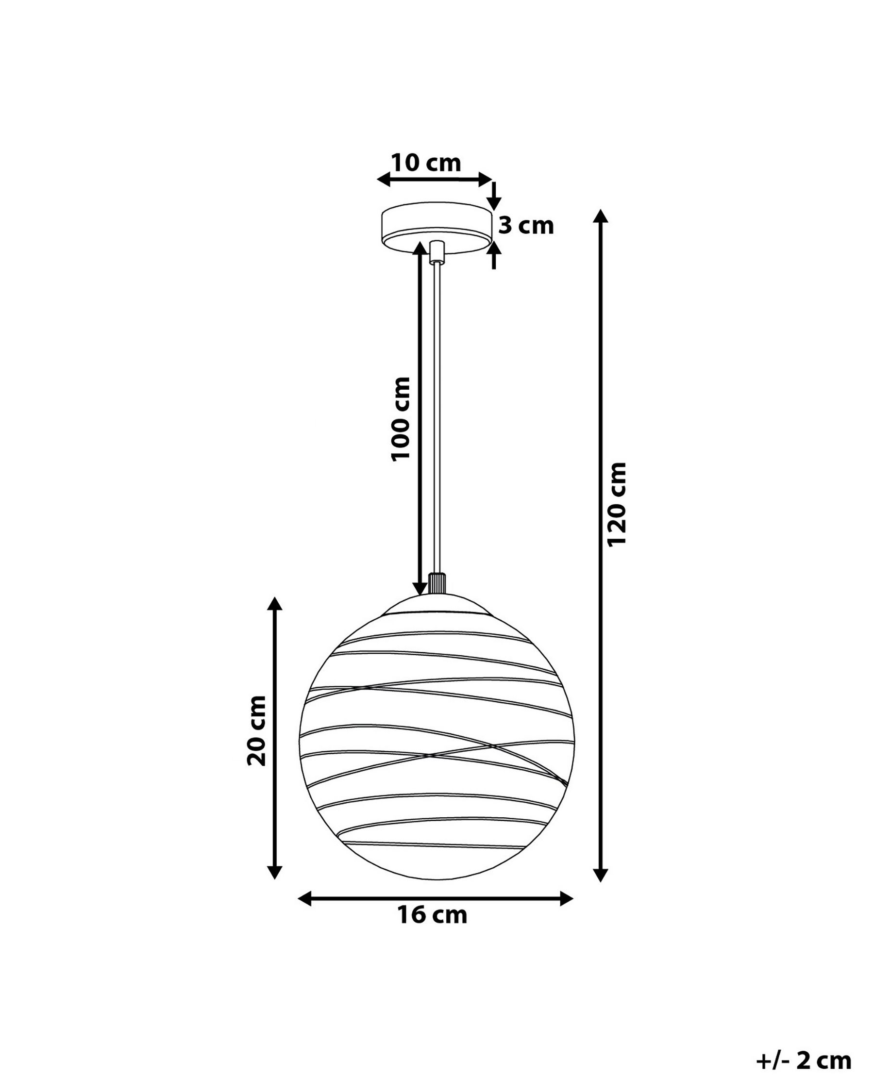 Pendant Lamp MIRNA Glass Gold_693971