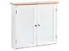 Bathroom Wall Mounted Mirror Cabinet ALAMOS 65 cm x 60 cm White