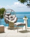 Garden Chair MURANO PE Rattan Grey