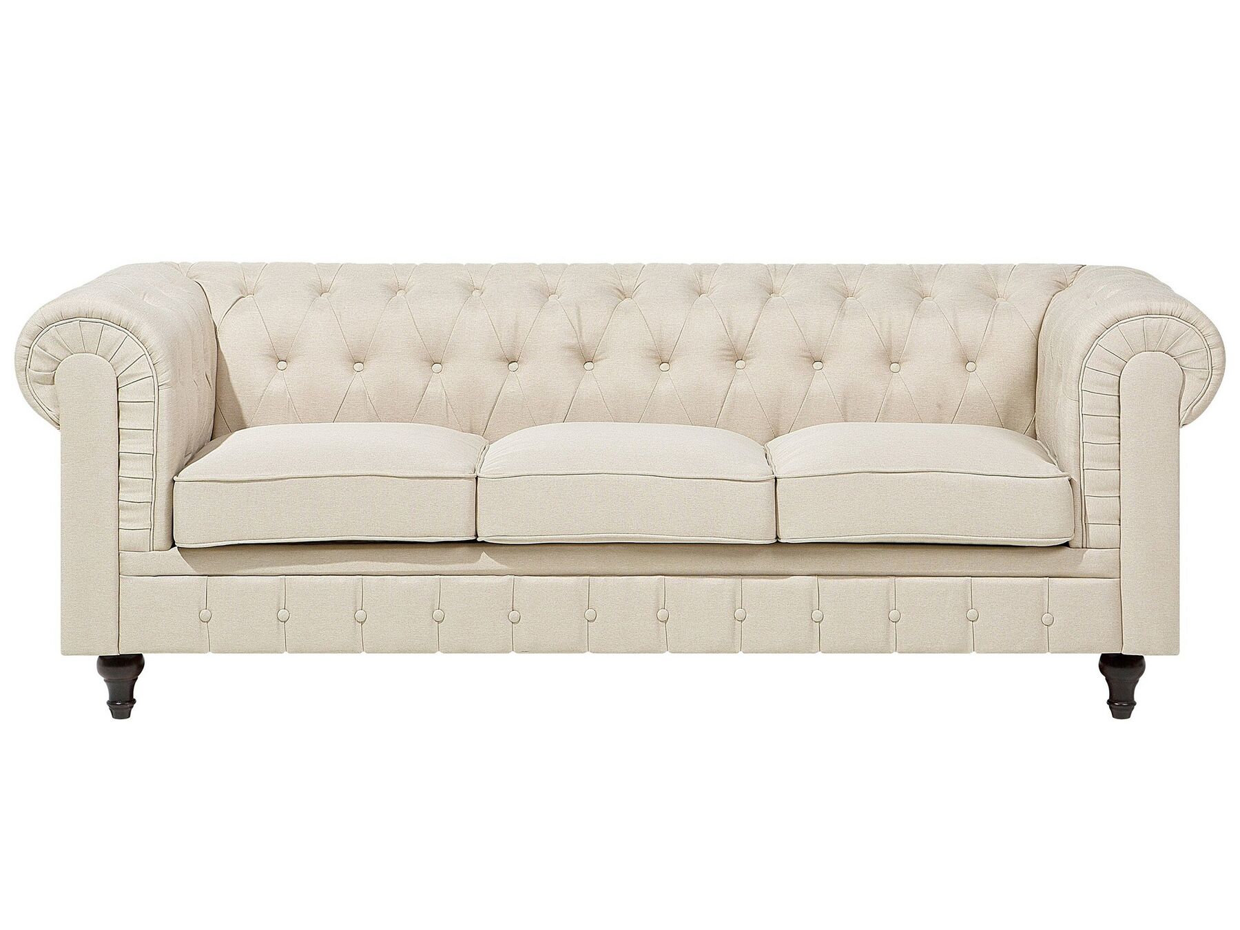 Soffa 3-sits beige CHESTERFIELD_716922