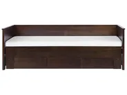 Bed with Storage Drawers Wood CAHORS 90 x 200 cm (EU Single) Dark Brown_729428