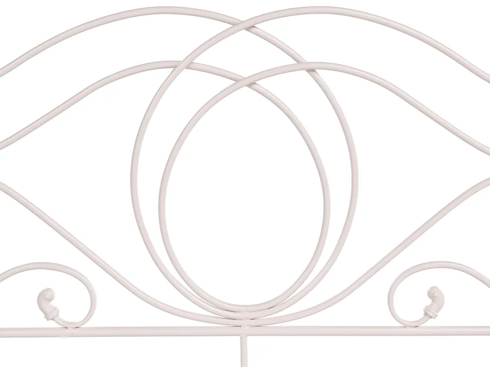 Cama Metal LYRA 120 x 200 cm Creme claro_1161996