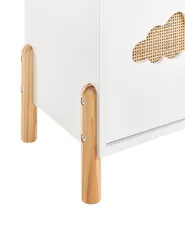 Shelving Unit CLOUDY 111 cm White_947230