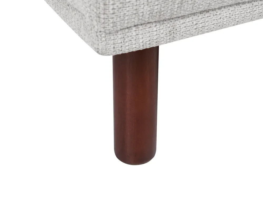 Corner Sofa 3 Seater HOLT Fabric Light Grey Left Hand_960543