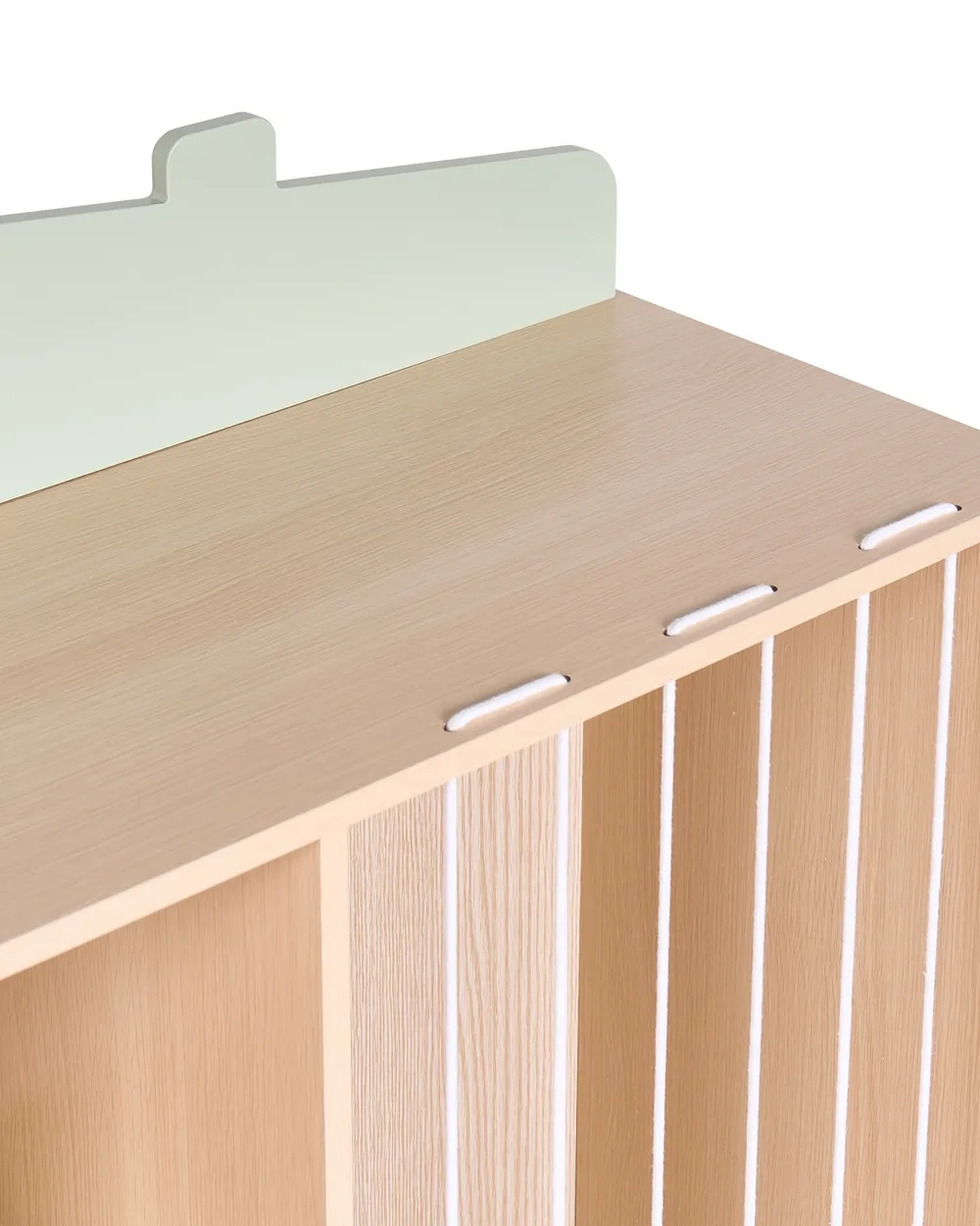 Mobile con 3 ripiani LACKEY 105 cm Marrone chiaro_1088093