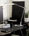 LED Desk Lamp GRUS with Dimmer Metal Silver