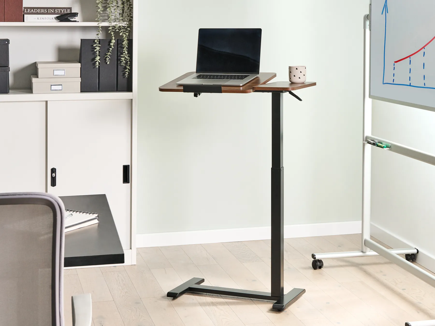 Supporto manuale regolabile per laptop SCHOLA 70 cm 40 cm Marrone/Nero_1015037