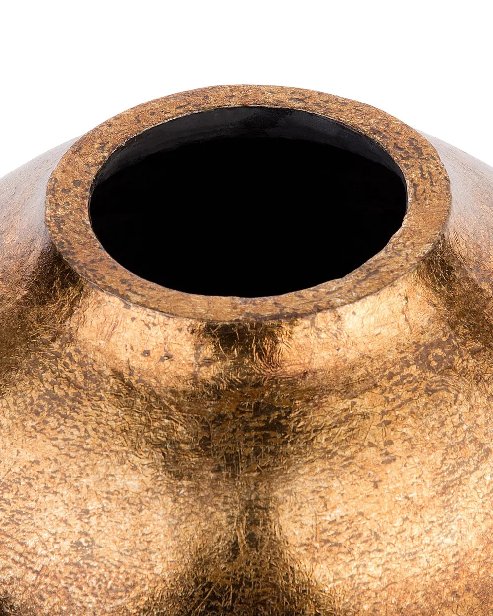 Vase décoratif LORCA 48 cm Céramique Marron doré_722700