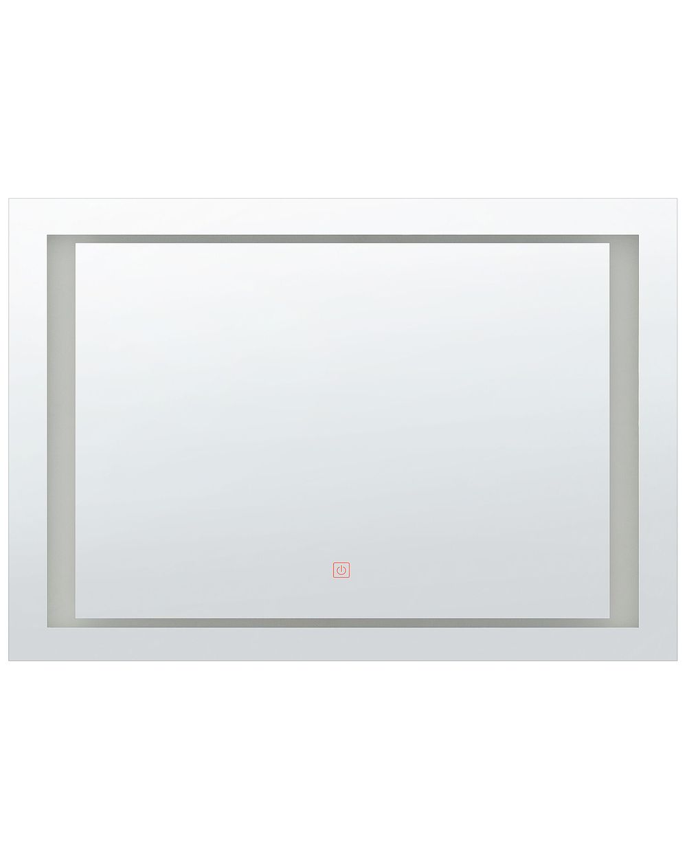 LED Bathroom Mirror EYRE 80 cm 60 cm Silver