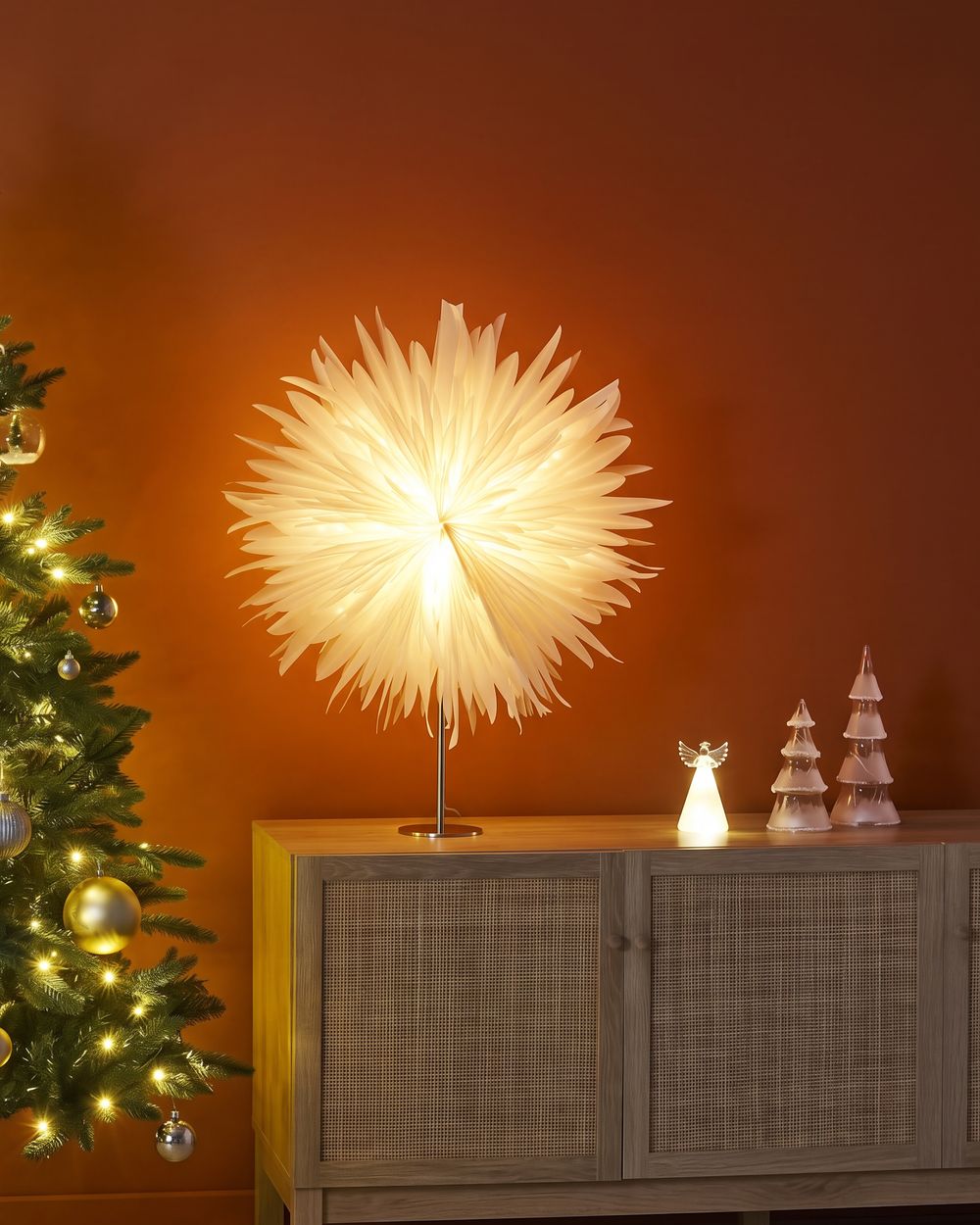 Christmas Decoration Table Lamp SATOPANTH 70 cm Star White