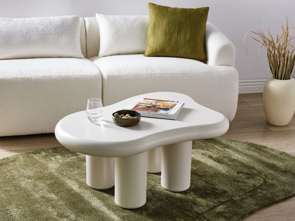 Couchtisch ONDLE Cremeweiß