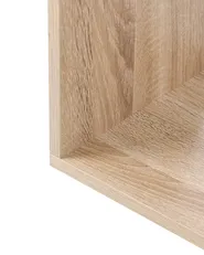 Regał na książki 8 półek FONTAS 180 cm Jasnobrązowy_1003808