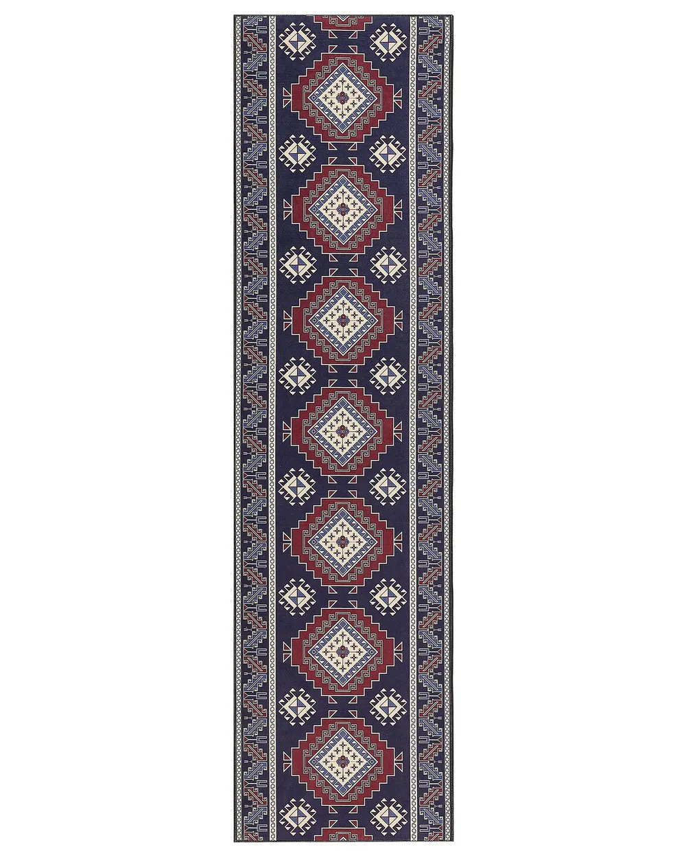 Dywan KANGAL Ciemnoniebieski 80 x 300 cm