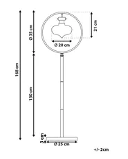 Floor Lamp SEVERN Metal Gold_806341