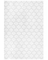 Tapis d'extérieur rectangulaire réversible gris 140 x 200 AKSU_739086