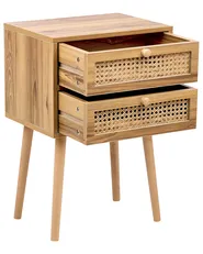 Bedside Table BUTTE Light Brown_975694