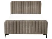 Bed Boucle LUNAN 120 x 200 cm (EU Small Double) Taupe_1025555