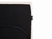 Bed Boucle ALBI 140 x 200 cm (EU Double) Off-White_981899