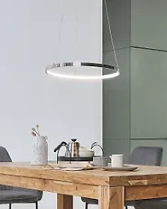 LED Pendant Lamp JORDAN Metal Silver_1178679