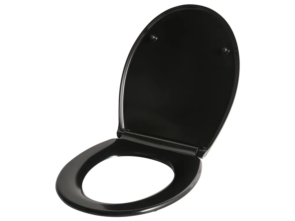 Sedile per WC PAPURI Soft Close Duroplastica Nero_1016485